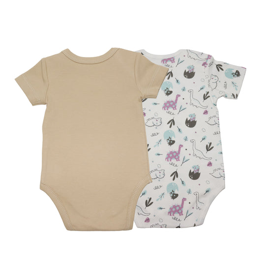 Unisex Baby Boy and Girl Bodysuits | 100% Organic Cotton Kids Clothing | 2-Pack