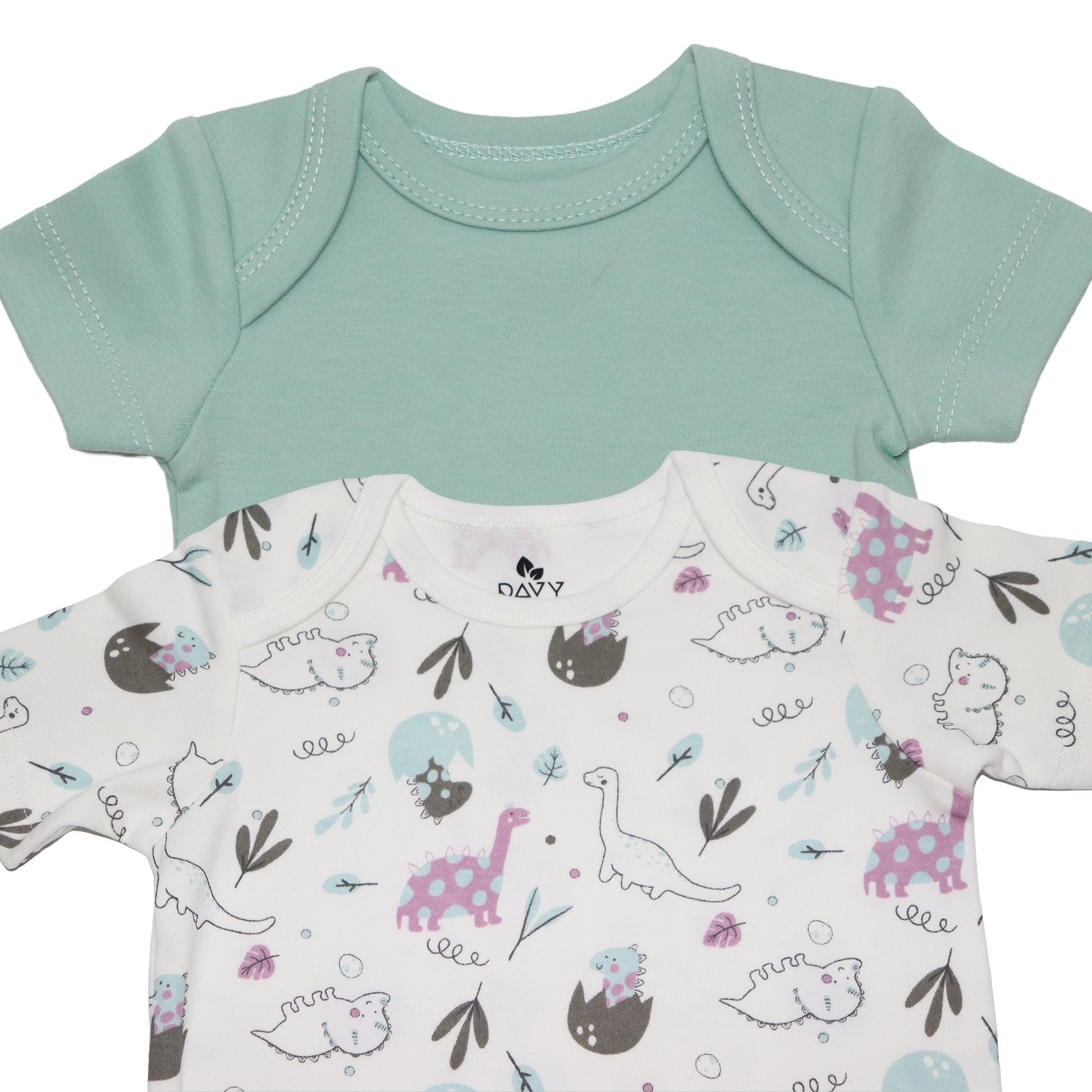 Unisex Baby Boy and Girl Bodysuits | 100% Organic Cotton Kids Clothing | 2-Pack