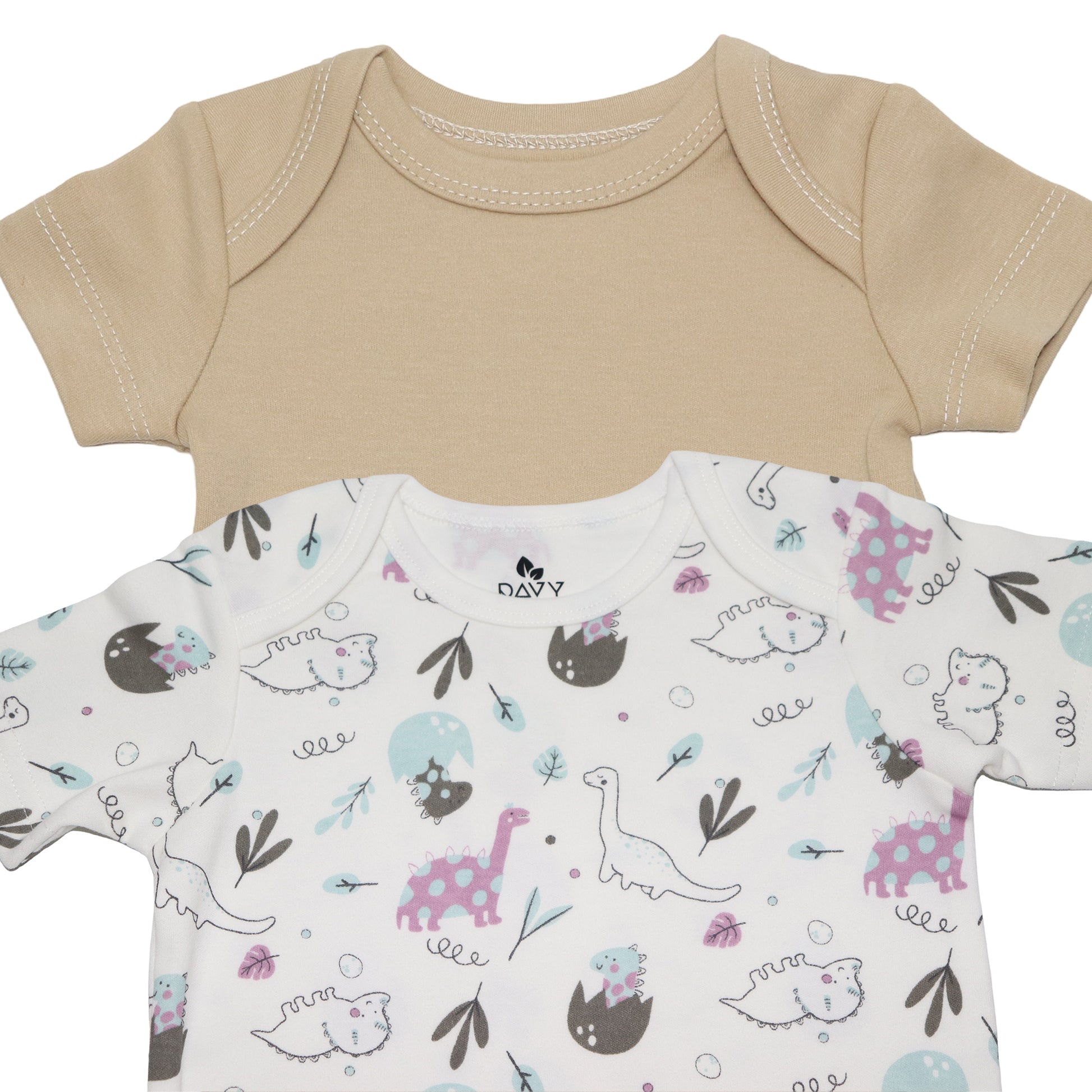 Unisex Baby Boy and Girl Bodysuits | 100% Organic Cotton Kids Clothing | 2-Pack